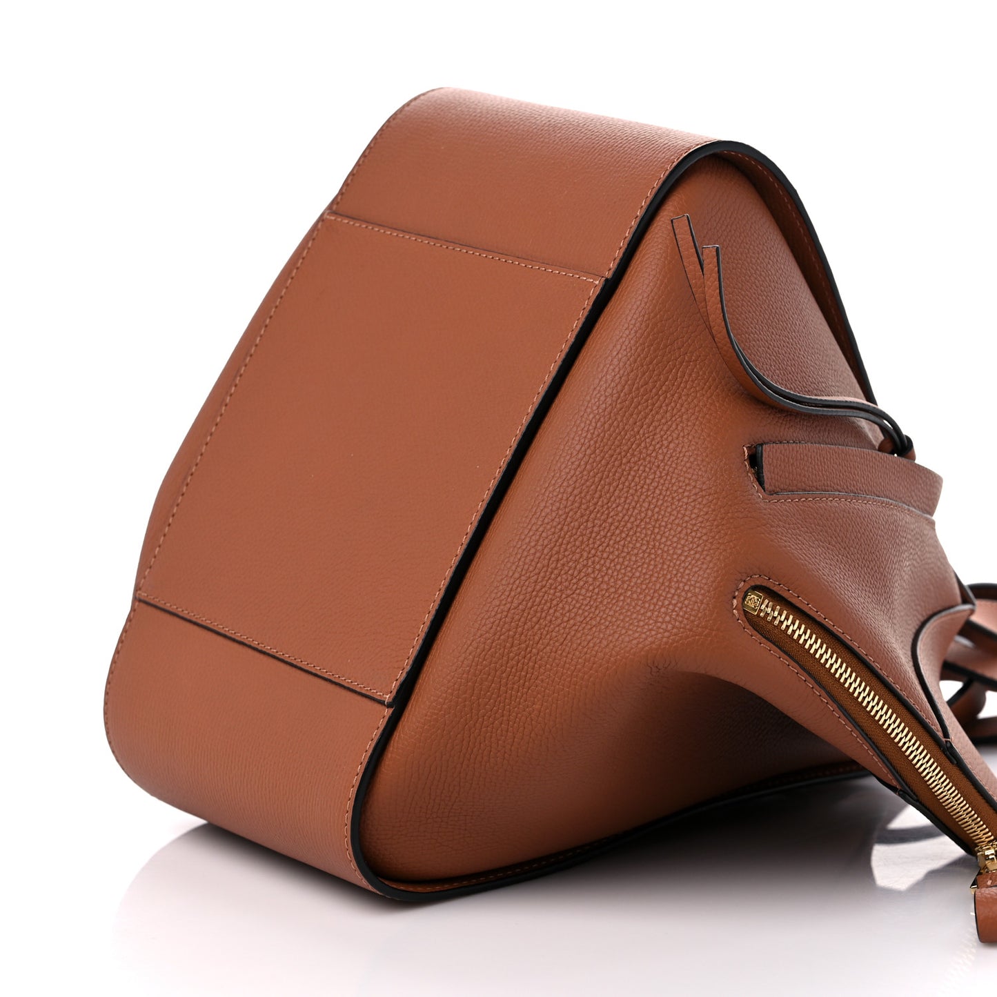 Calfskin Small Hammock Shoulder Bag Tan