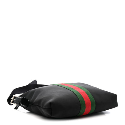Gucci Techno Canvas Web Messenger Bag Black 4 of 13