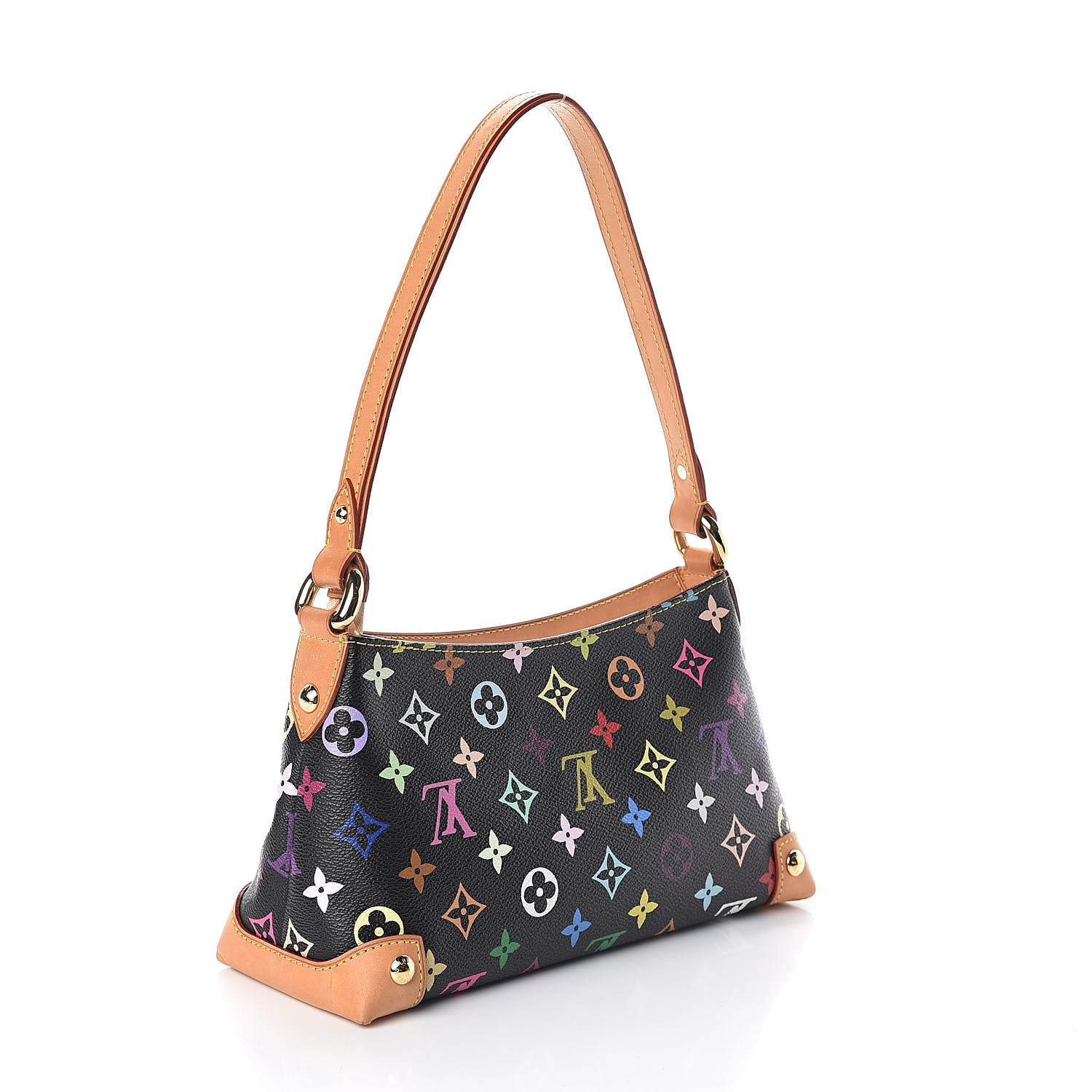 Louis Vuitton Monogram Multicolor Eliza Black 3 of 9