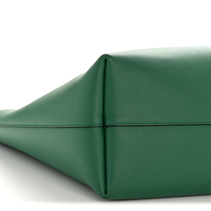 Saint Laurent Calfskin Large Shopping Tote Emerald Green 10 of 13