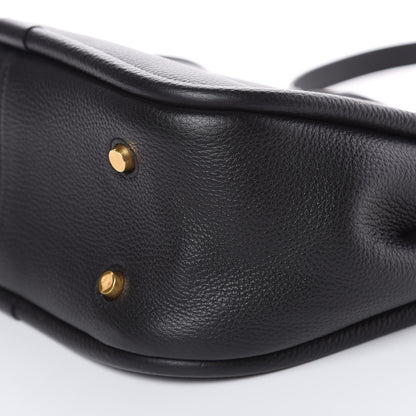 Mulberry Small Classic Grain Calfskin Small Leighton Black 8 of 8