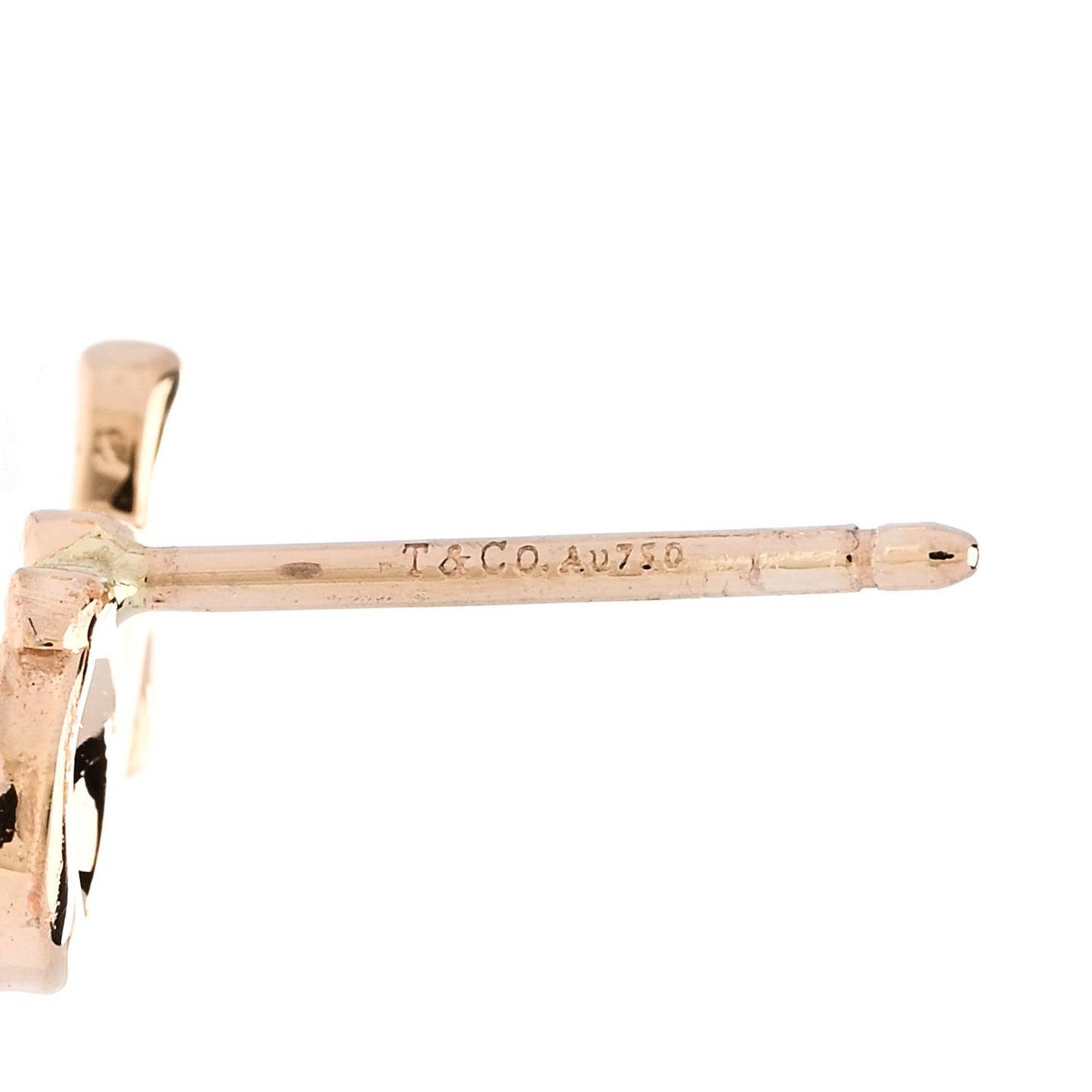 18K Rose Gold Paloma's Graffiti Love and Kisses Single Earring