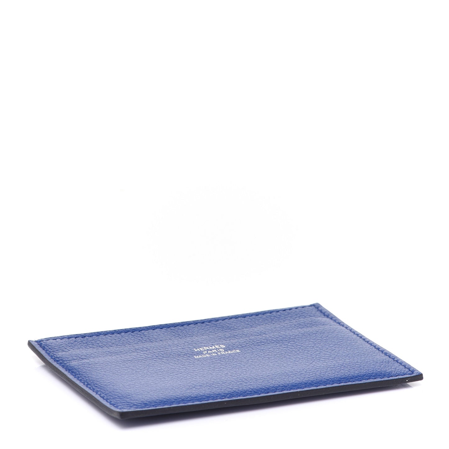 Evercolor Citizen Twill Card Case Bleu Royal Celeste Orange Poppy