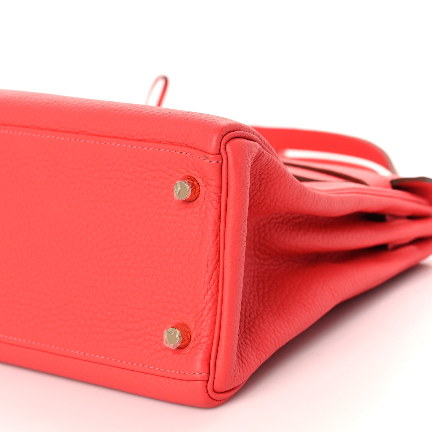 Hermes Taurillon Clemence Kelly Retourne 32 Rose Jaipur 9 of 9