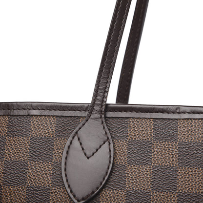 Louis Vuitton Damier Ebene Neo Neverfull MM Rose Ballerine 17 of 22
