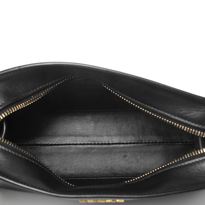 Prada Saffiano City Calf Esplanade Crossbody Bag Black 6 of 9