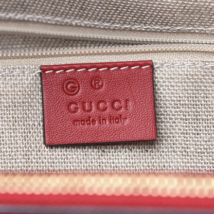 Gucci Soft Microguccissima Large Tote Red 9 of 12