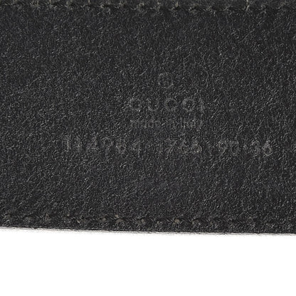Gucci Calfskin Interlocking G 40mm Belt 90 36 Black 3 of 6