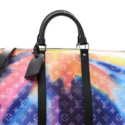 Louis Vuitton Monogram Sunset Keepall Bandouliere 50 Multicolor 6 of 12