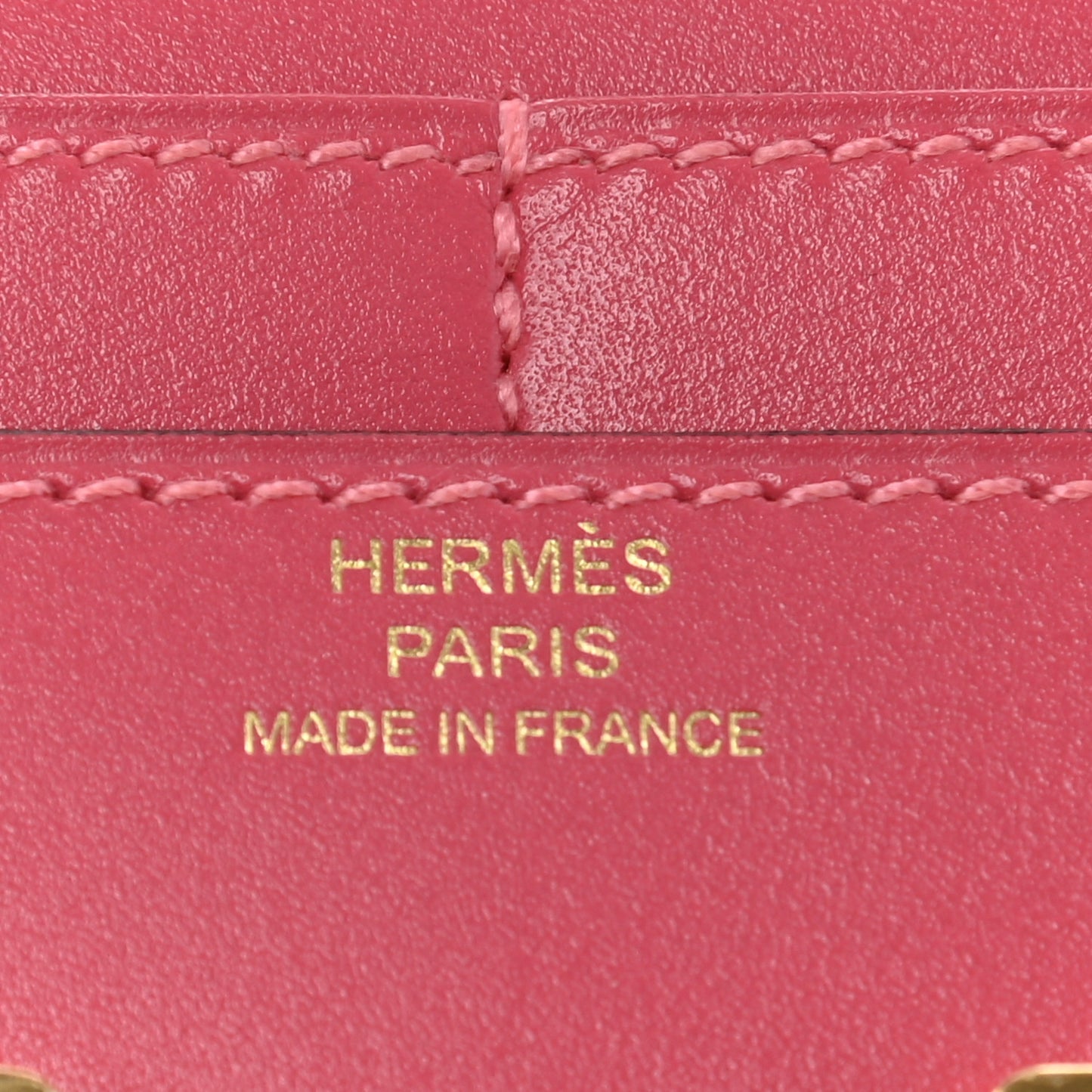 Tadelakt Constance Short Wallet Rose Lipstick