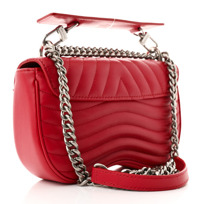 Louis Vuitton Calfskin New Wave Chain PM Scarlet Scarlet 3 of 10