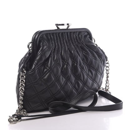 Marc Jacobs Calfskin Quilted Little Stam Black 3 of 9