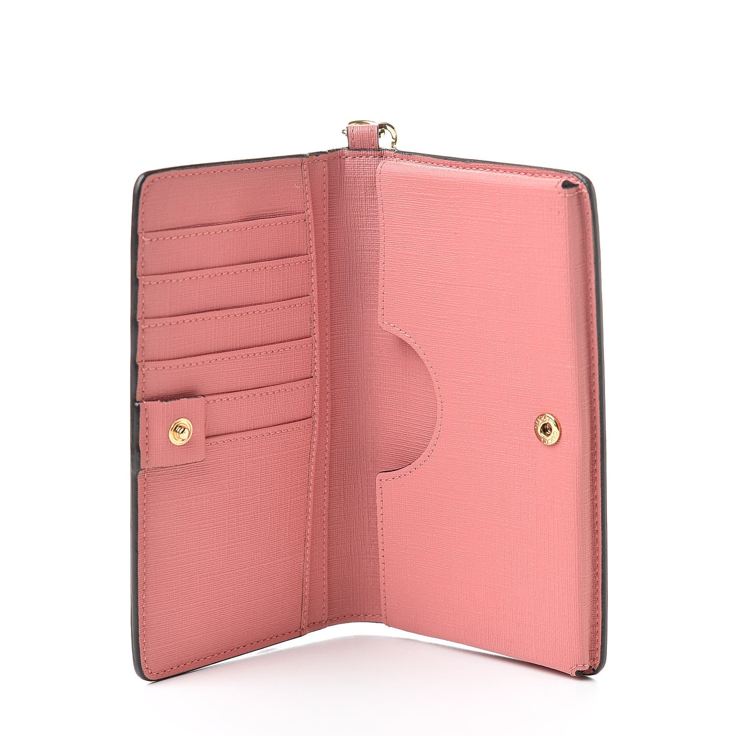 Gucci GG Supreme Monogram Embroidered Face iPhone 6 Case Wristlet Pink 5 of 8
