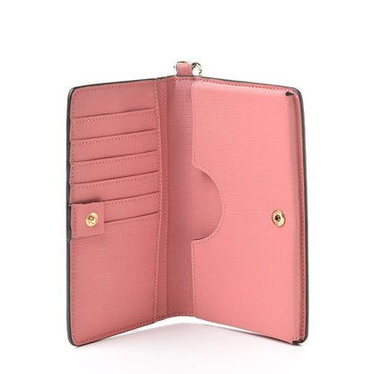 Gucci GG Supreme Monogram Embroidered Face iPhone 6 Case Wristlet Pink 5 of 8