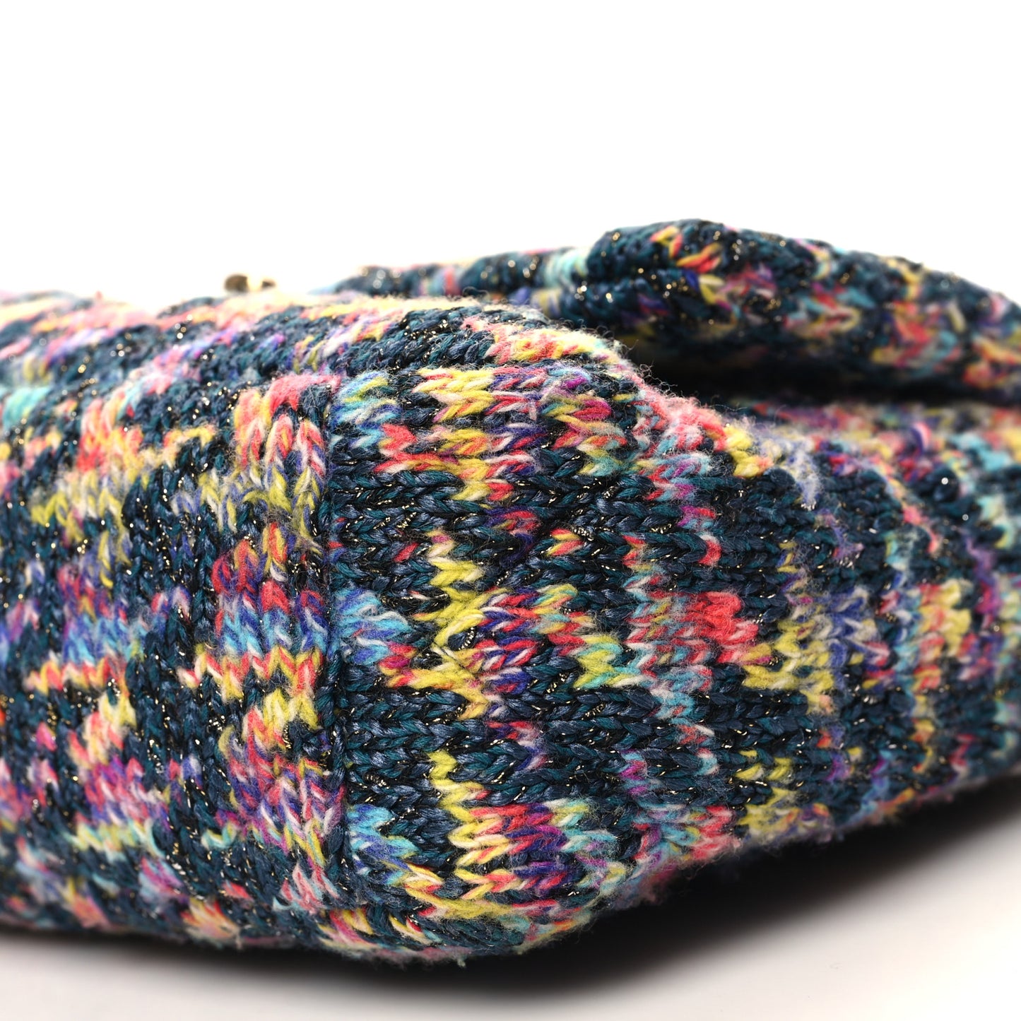 Tweed Quilted Medium Chanel 19 Flap Dark Multicolor