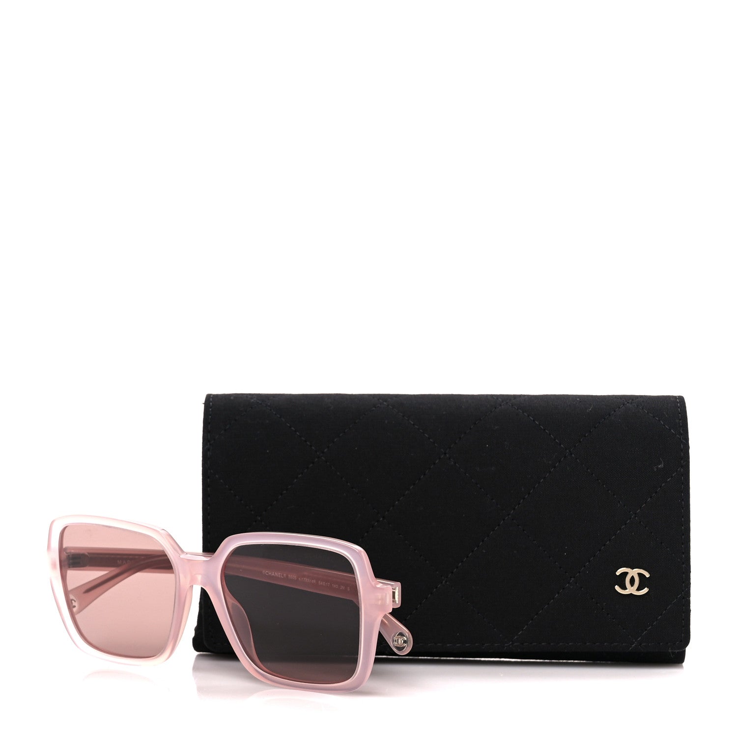 Chanel Acetate Square Sunglasses 5505 Light Pink 9 of 9