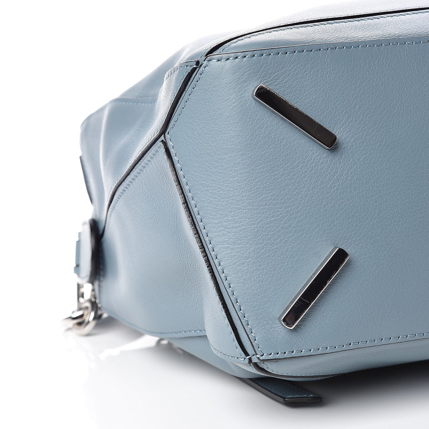 Calfskin Puzzle Bag Stone Blue