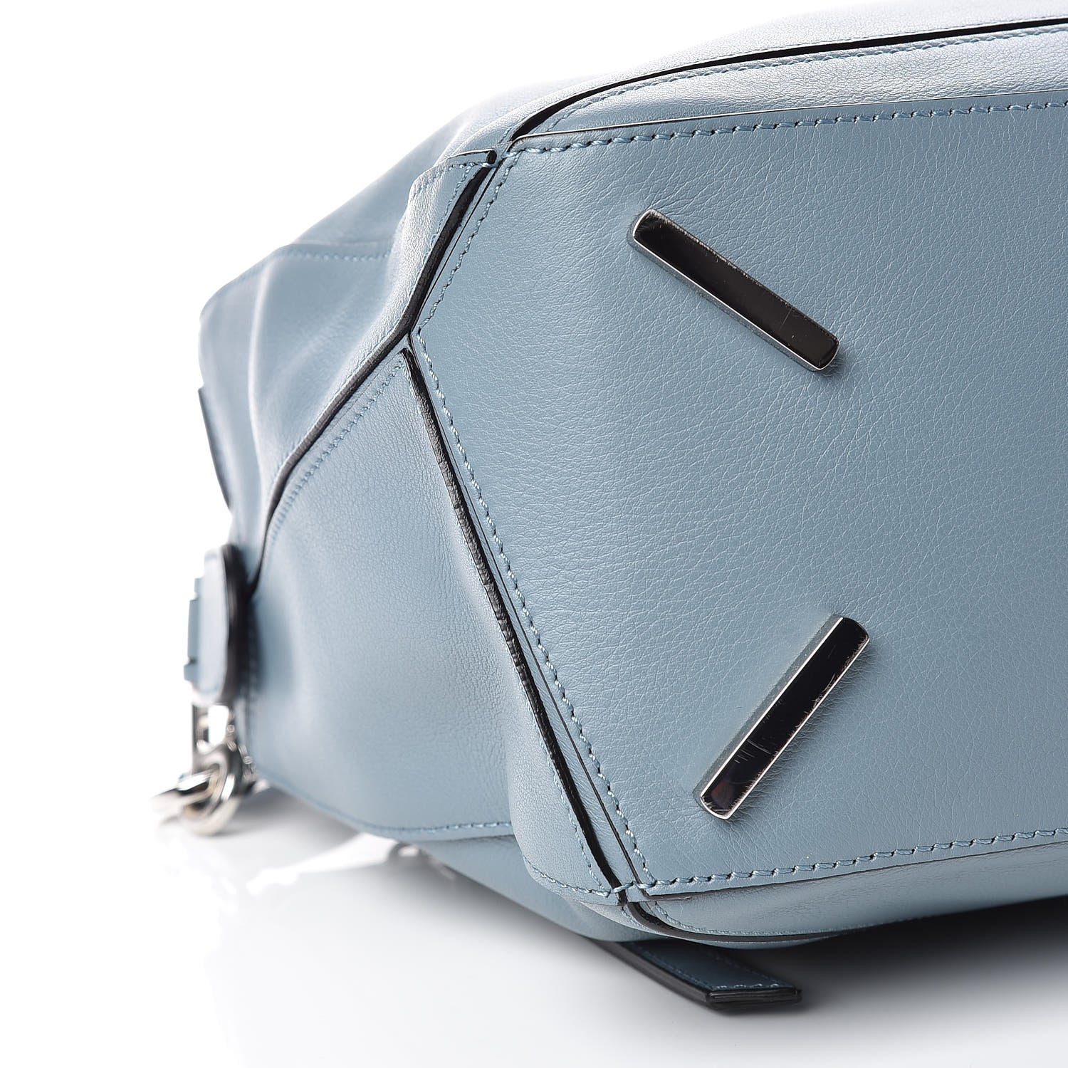 Loewe Calfskin Puzzle Bag Stone Blue 9 of 10