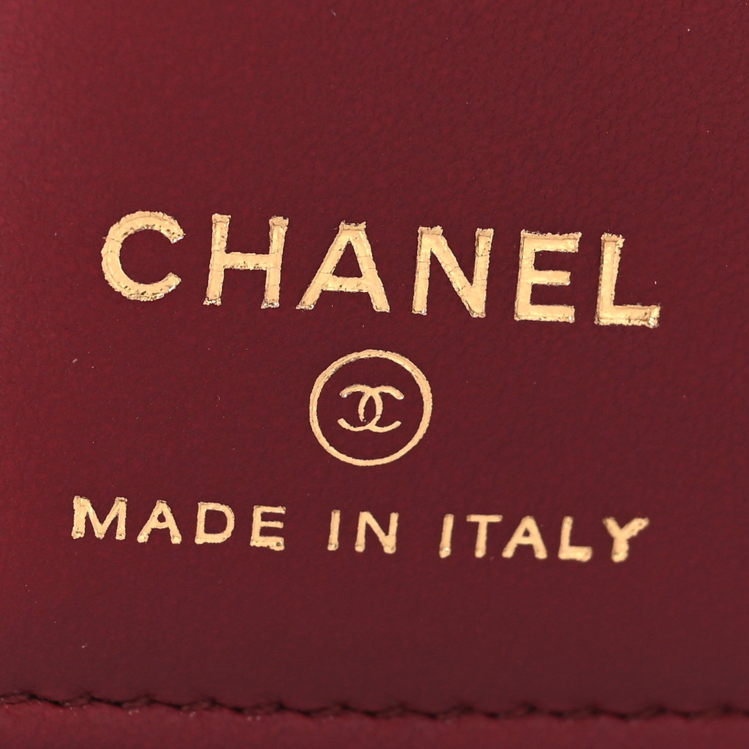 Chanel Caviar Quilted Passport Holder Burgundy 6 of 8