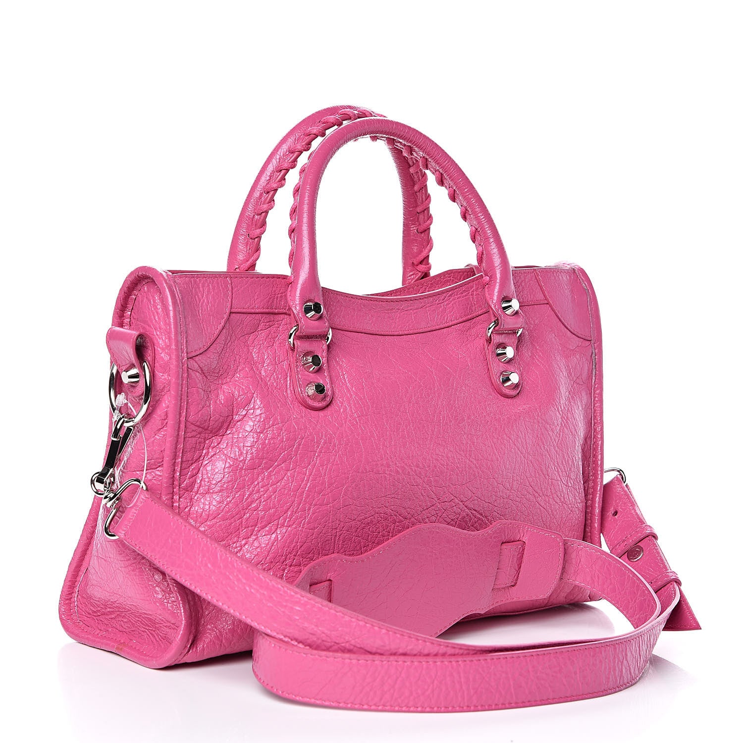 Balenciaga Agneau Classic Silver Hardware S City Rose Flamingo 3 of 11