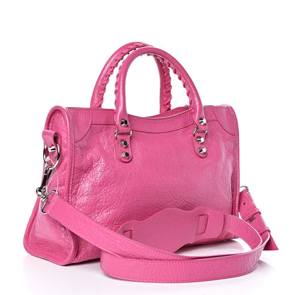 Balenciaga Agneau Classic Silver Hardware S City Rose Flamingo 3 of 11