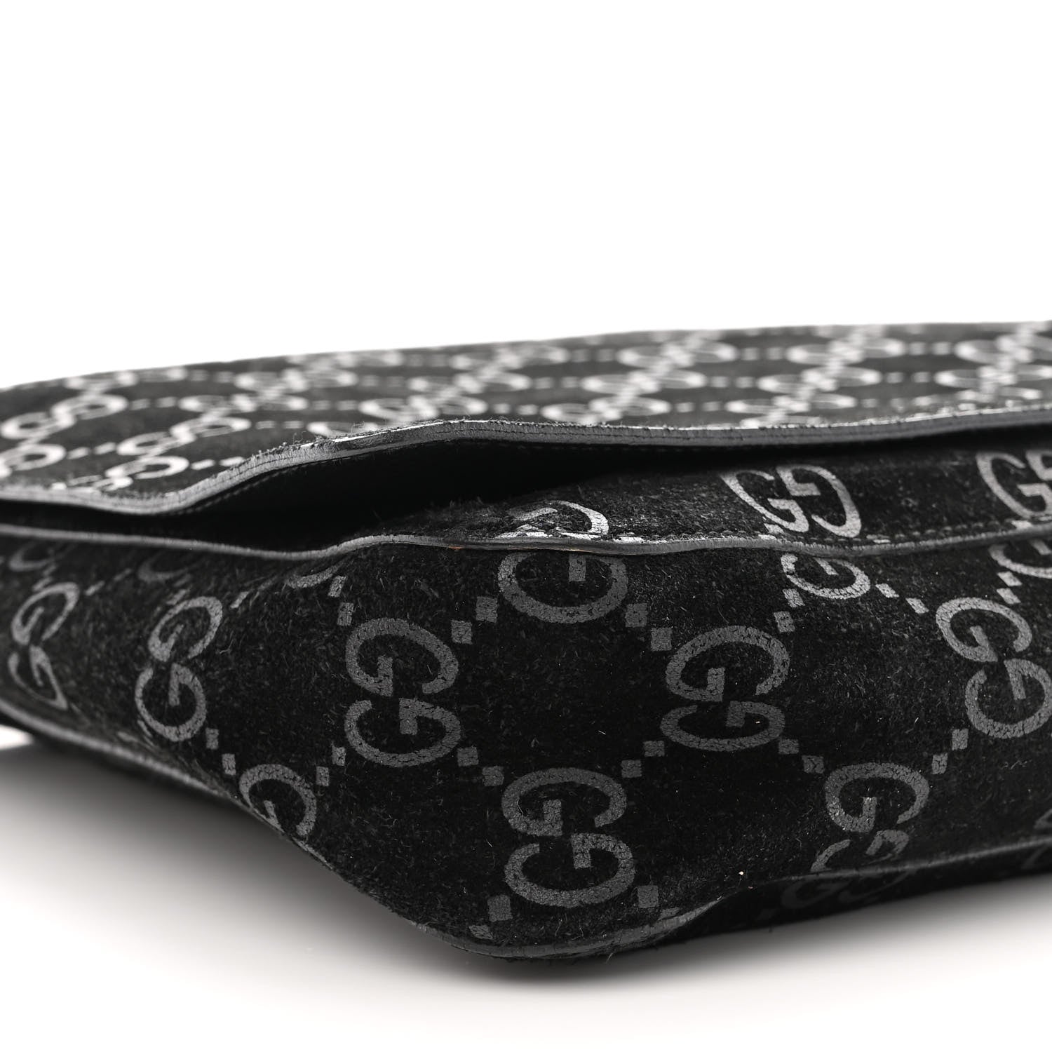 Gucci Suede Guccissima Hobo Black 11 of 15