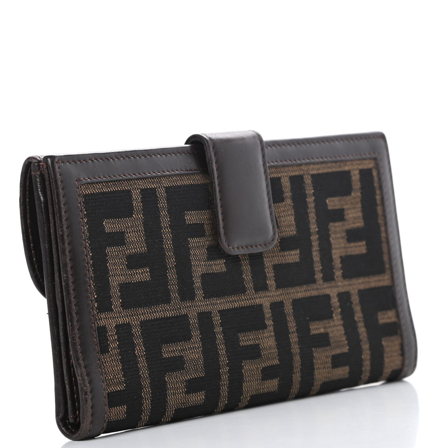 Fendi Zucca Continental Wallet Tobacco 3 of 11