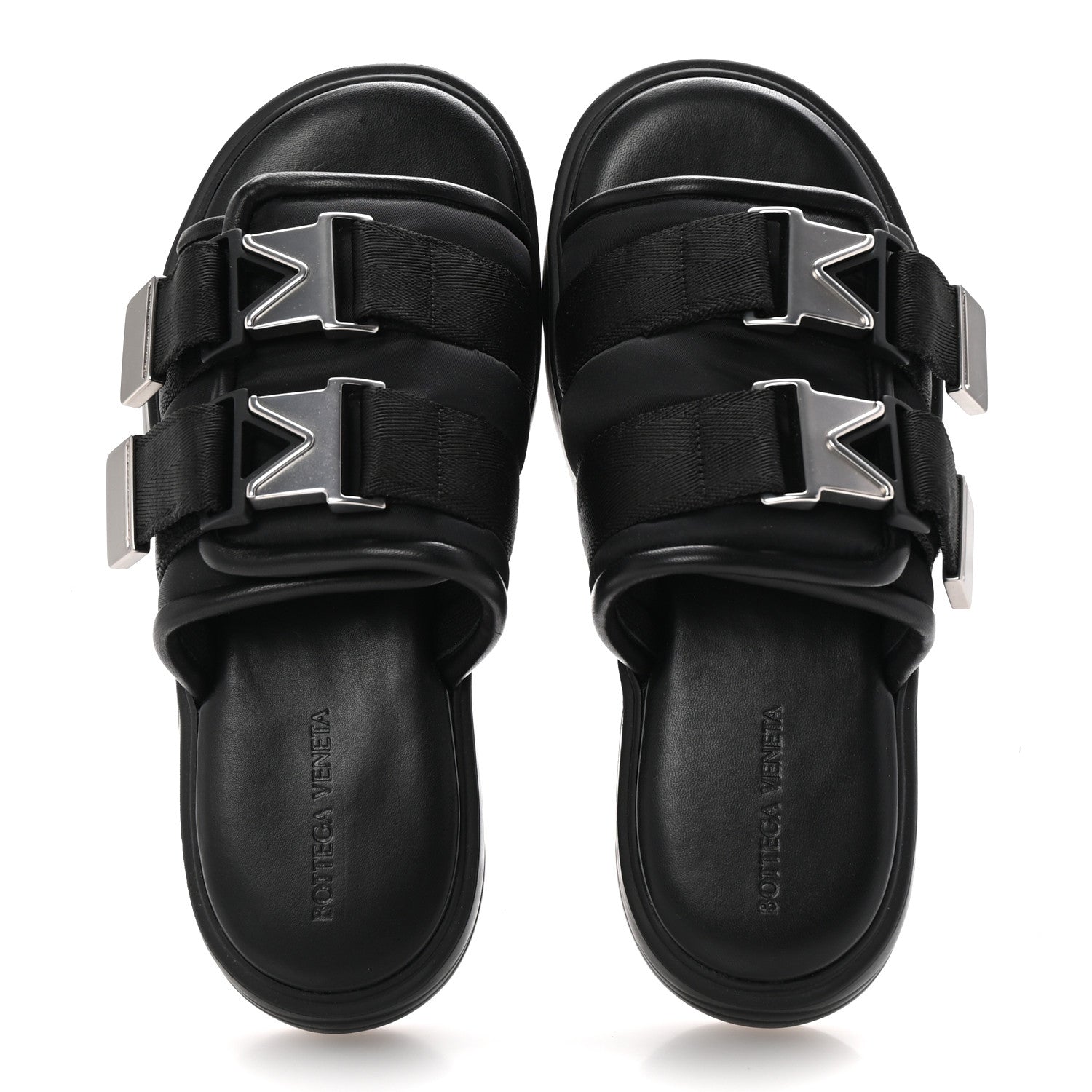 Bottega Veneta Nappa Flash 45mm Flat Sandals 39 Black 2 of 8