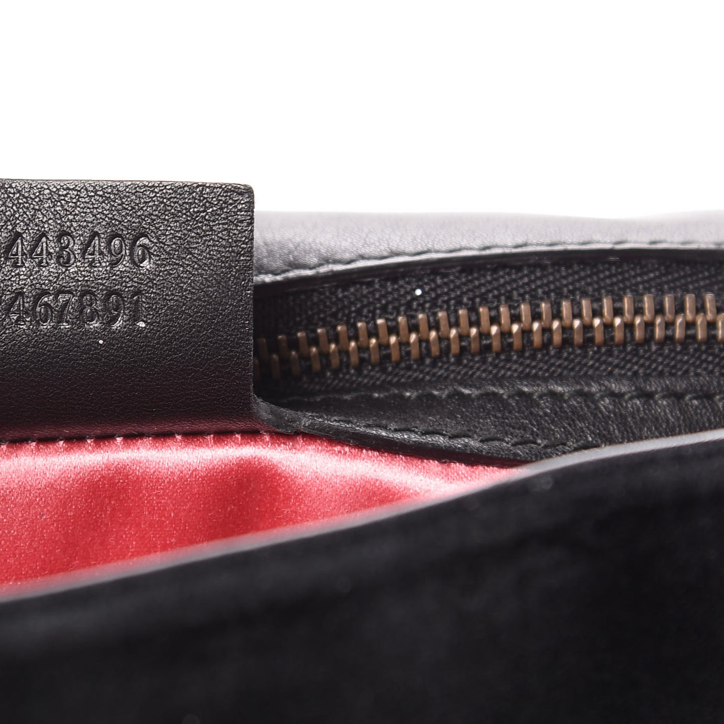 Velvet Matelasse Medium GG Marmont Shoulder Bag Black