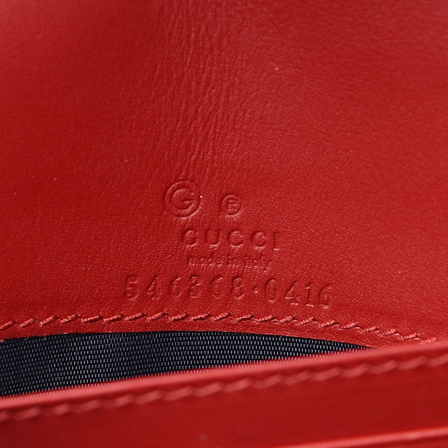 GG Supreme Monogram Blooms Chain Wallet Blue