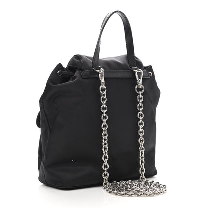 Prada Nylon Vela Mini Crossbody Backpack Black 3 of 10