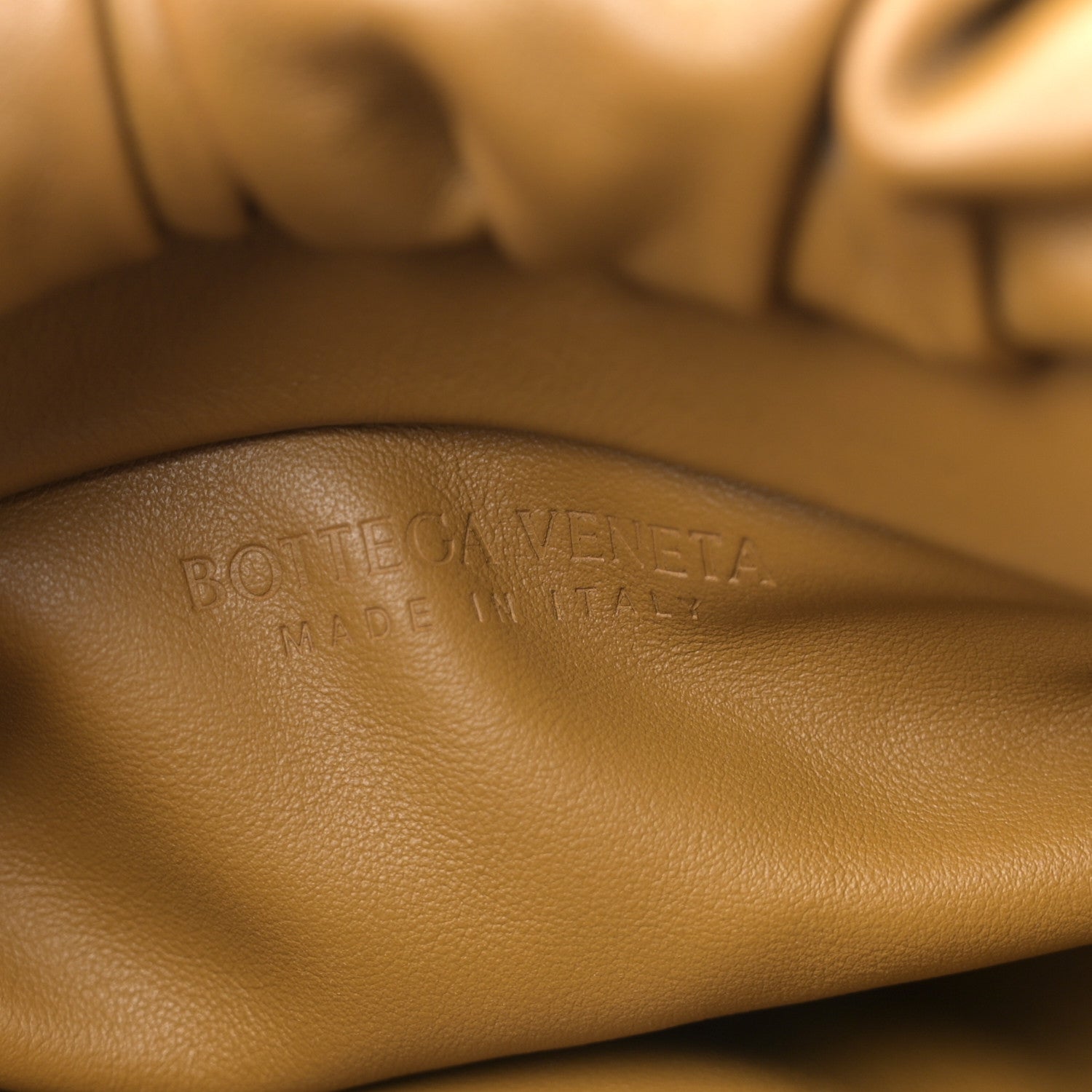 Bottega Veneta Calfskin The Pouch Chain Cammello 6 of 10