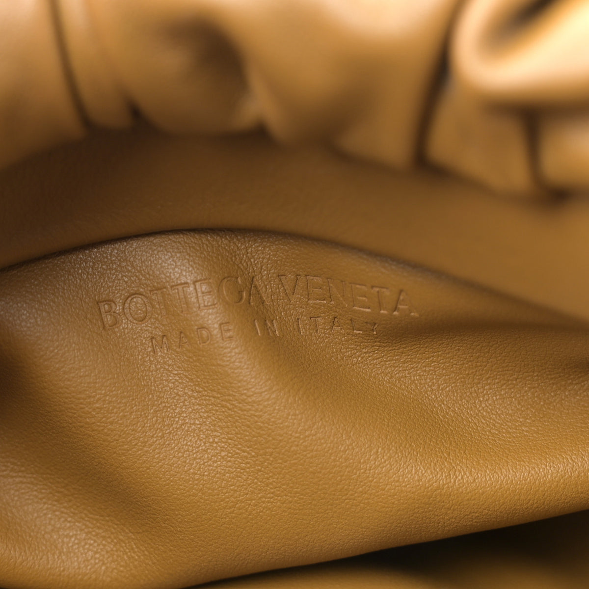 Bottega Veneta Calfskin The Pouch Chain Cammello 6 of 10