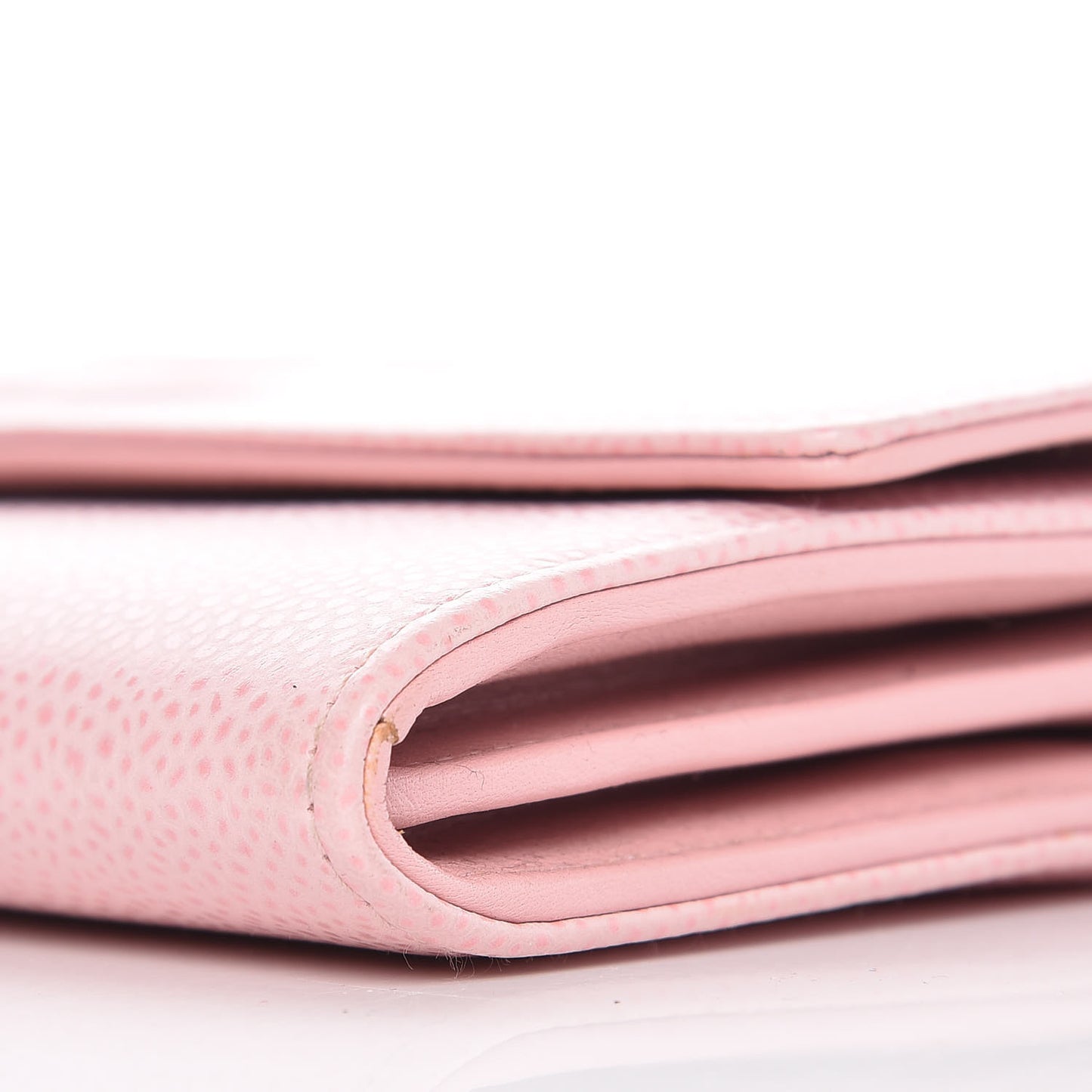 Caviar Timeless CC Large Gusset Flap Wallet Rose Pale