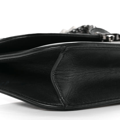 Valentino Garavani Vitello Medium Glam Lock Rockstud Flap Black 7 of 8