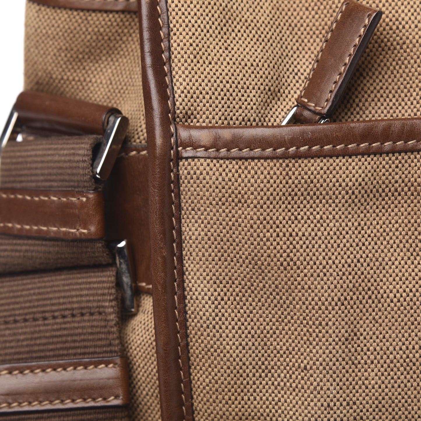 Canvas Messenger Satchel Bruciato