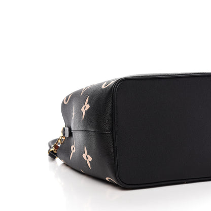 Louis Vuitton Empreinte Monogram Giant Neonoe MM Black Beige 9 of 13