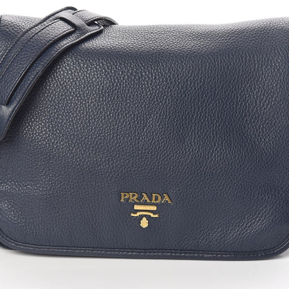 Prada Vitello Phenix Crossbody Bag Baltico 7 of 10