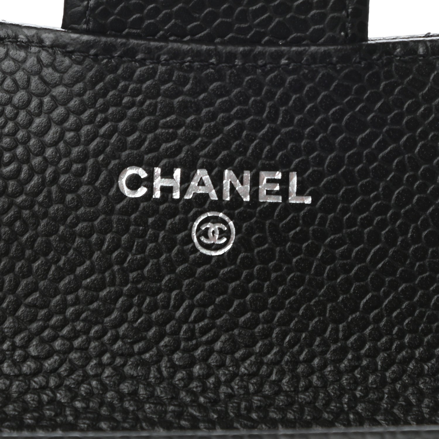 Chanel Caviar Quilted Flap Card Holder Wallet Black 6 of 8
