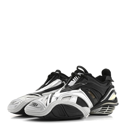Balenciaga Rubber Womens Mesh Tyrex Sneakers 36 Black Grey 4 of 10