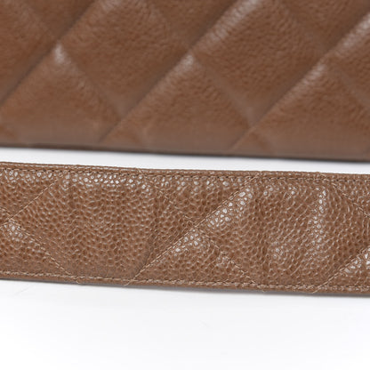 Chanel Caviar Jumbo Single Flap Brown 12 of 14