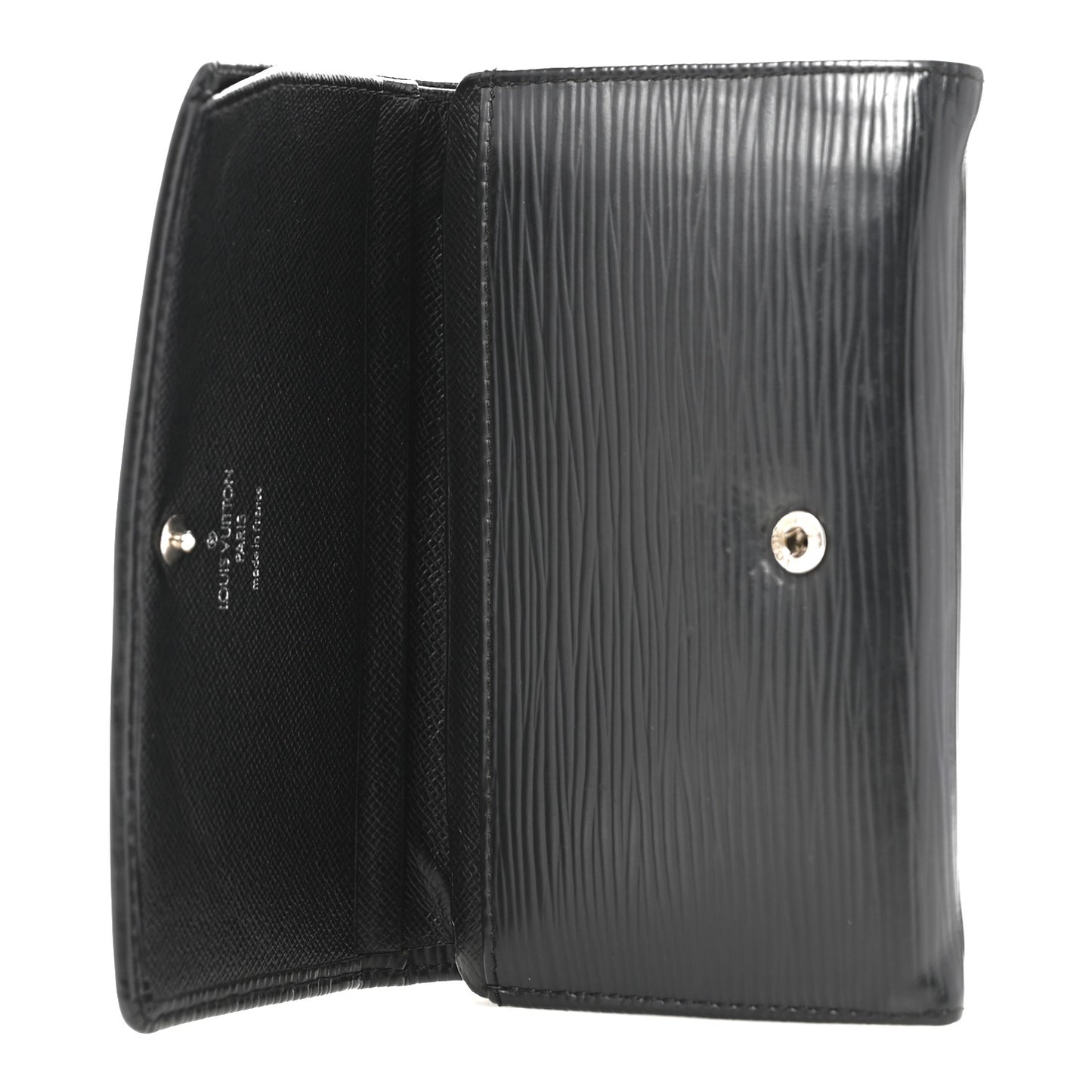 Epi Porte-Monnaie Billets Tresor Wallet Black