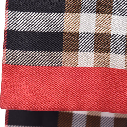 Burberry Silk Castleford Check Skinny Scarf Camel 6 of 7