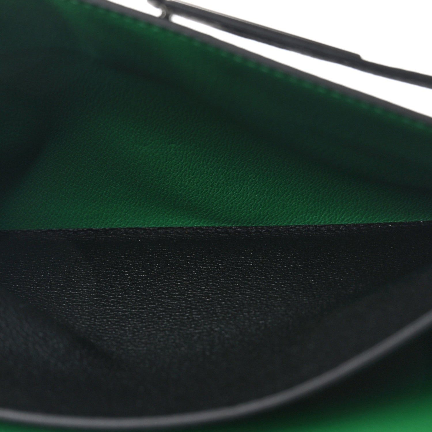 Hermes Togo Verso Kelly Depeches 25 Pouch Black Bamboo 6 of 12