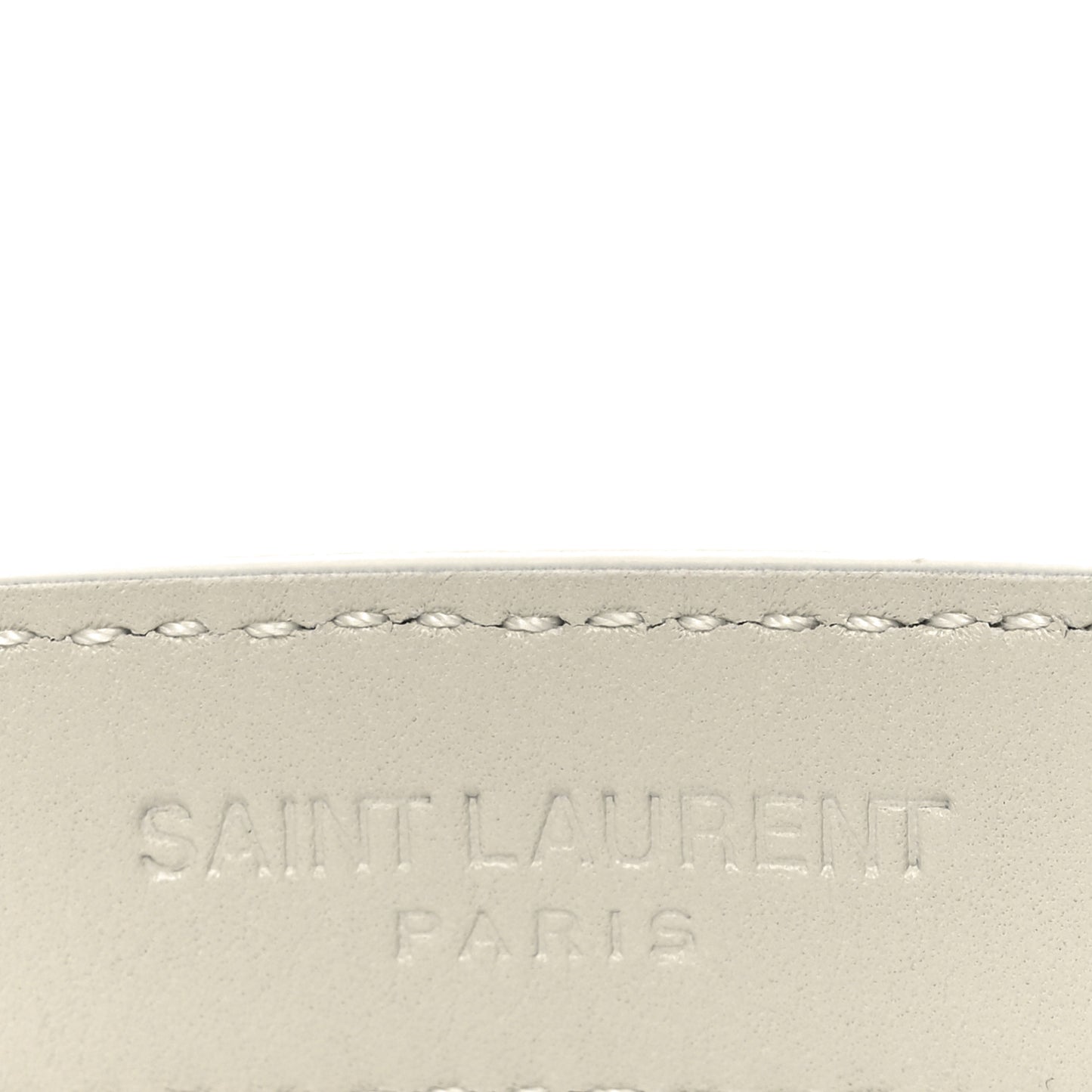 Smooth Calfskin Monogram Square Buckle Belt 75 30 Crema Soft