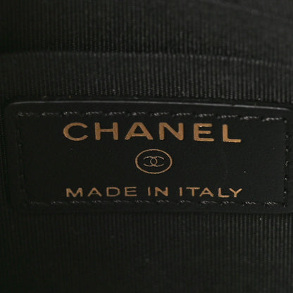 Chanel Caviar CC Classic Zip Pouch Black 6 of 9