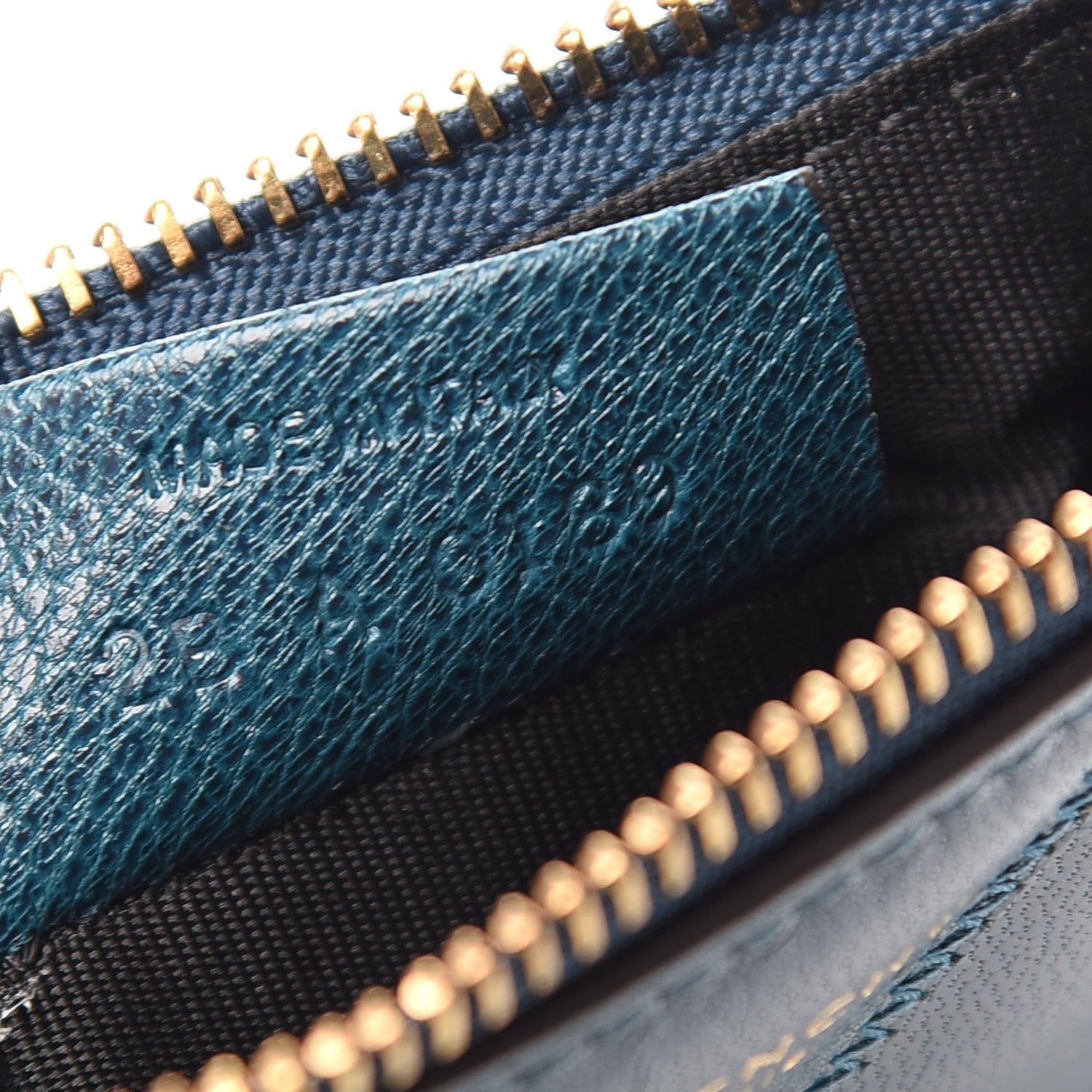Givenchy Goatskin Diamond Quilted GV3 Multi Pouch Blue 8 of 9