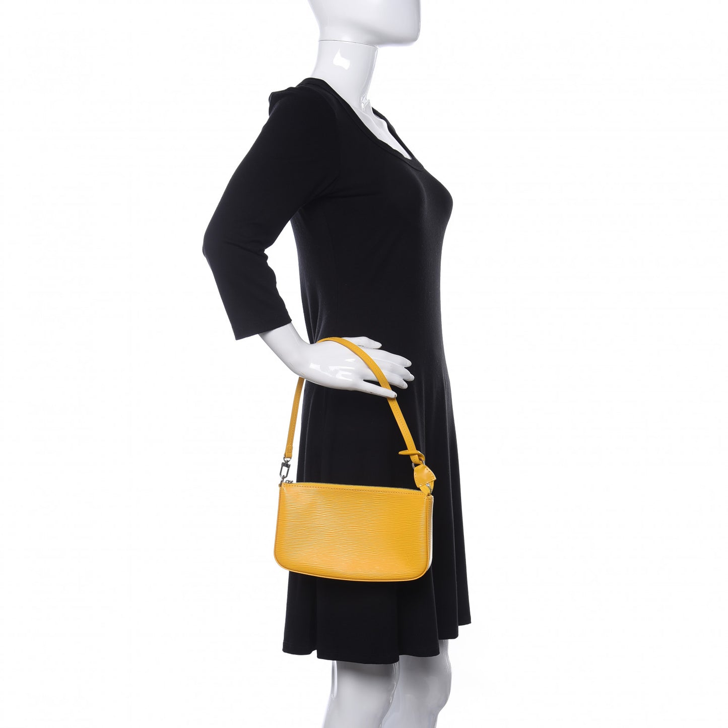 Epi Pochette Accessories NM Citron