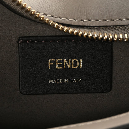 Fendi Chenille Vitello King Plexiglass FF O'Lock Swing Tortora Nuvola 5 of 8