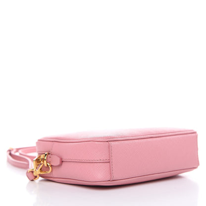 Prada Saffiano Lux Small Camera Crossbody Bag Petalo 4 of 8